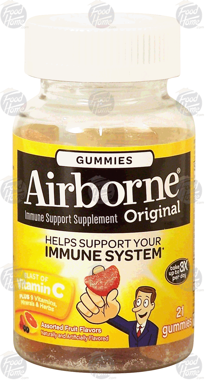 Airborne Original immune support supplement, assorted fruit flavors, gummies Full-Size Picture